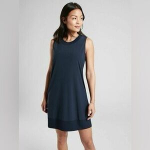 Athleta navy shift dress